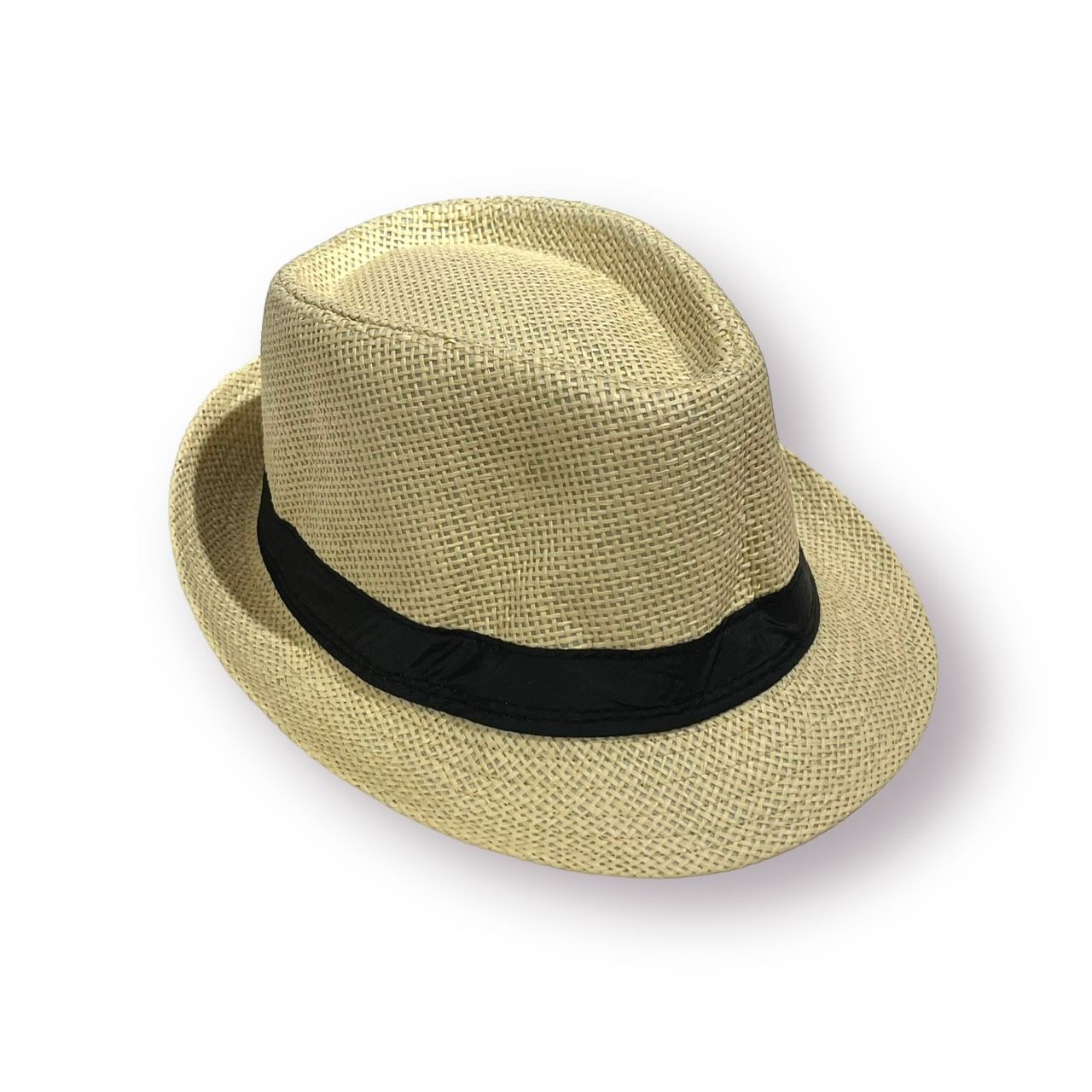  Quà tặng 20/11 cho đối tác nam, sếp nam, đồng nghiệp nam, người yêu nam ,bạn bè, anh trai hoặc người thân quà tặng Mũ nón phớt Fedora nam cói vành nhỏ cao cấp AGANA nón cao bồi phong cách cổ điển pha lẫn hiện đại - Màu Be  - MFDN003 