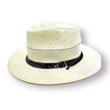  Quà tặng 20/11 cho đối tác nam, sếp nam, đồng nghiệp nam, người yêu nam ,bạn bè, anh trai hoặc người thân quà tặng Mũ nón phớt Fedora cói lưới thắt da dành cho nam cao cấp AGANA nón cao bồi phong cách cổ điển pha lẫn hiện đại - Màu Trắng - MFDN007 