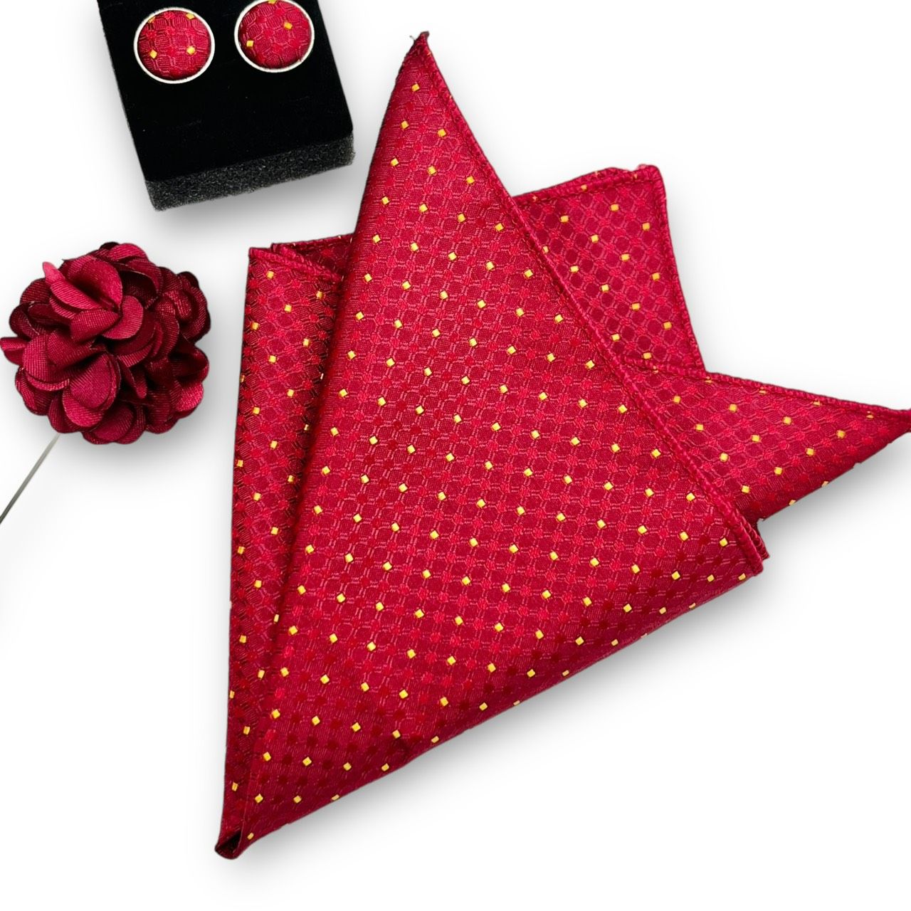  Set cà vạt nam 4 món cao cấp làm quà tặng, caravat đẹp sang trọng - SCR018 