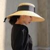 Quà tặng 20/11 cho sếp nữ, vợ, cô giáo, giáo viên nữ, mẹ và bạn gái, người yêu nữ quà tặng Mũ nón cói đi biển rộng vành tròn đẹp cho nữ vintage sợi tự nhiên cao cấp - NC446