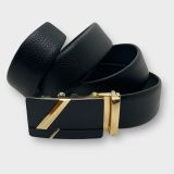  Quà tặng 20/11 cho đối tác nam, sếp nam, đồng nghiệp nam, người yêu nam ,bạn bè, anh trai hoặc người thân quà tặng Thắt lưng nam da bò thật khóa tự động hợp kim chống rỉ AGANA dây nịt nam cao cấp khóa lỗ kim da bò bền bỉ thời trang - Màu Đen - DNN017 