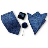  Set cà vạt nam 4 món cao cấp làm quà tặng, caravat đẹp sang trọng - SCR021 