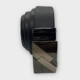  Thắt lưng nam da bò thật khóa tự động hợp kim chống rỉ AGANA dây nịt nam cao cấp khóa lỗ kim da bò bền bỉ thời trang - Màu Đen - DNN025 