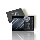  Quà tặng 20/11 cho đối tác nam, sếp nam, đồng nghiệp nam, người yêu nam ,bạn bè, anh trai hoặc người thân quà tặng Set cà vạt nam 4 món cao cấp làm quà tặng, caravat đẹp sang trọng - SCR024 