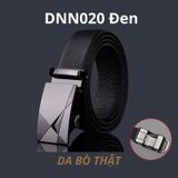  Quà tặng 20/11 cho đối tác nam, sếp nam, đồng nghiệp nam, người yêu nam ,bạn bè, anh trai hoặc người thân quà tặng Thắt lưng nam da bò thật khóa tự động hợp kim chống rỉ AGANA dây nịt nam cao cấp khóa lỗ kim da bò bền bỉ thời trang - Màu Đen - DNN020 