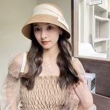  Quà tặng 20/10 cho sếp nữ, vợ, cô giáo, giáo viên nữ, mẹ và bạn gái, người yêu nữ quà tặng Mũ nón cói đi biển rộng vành tròn đẹp cho nữ AGANA - NC508 