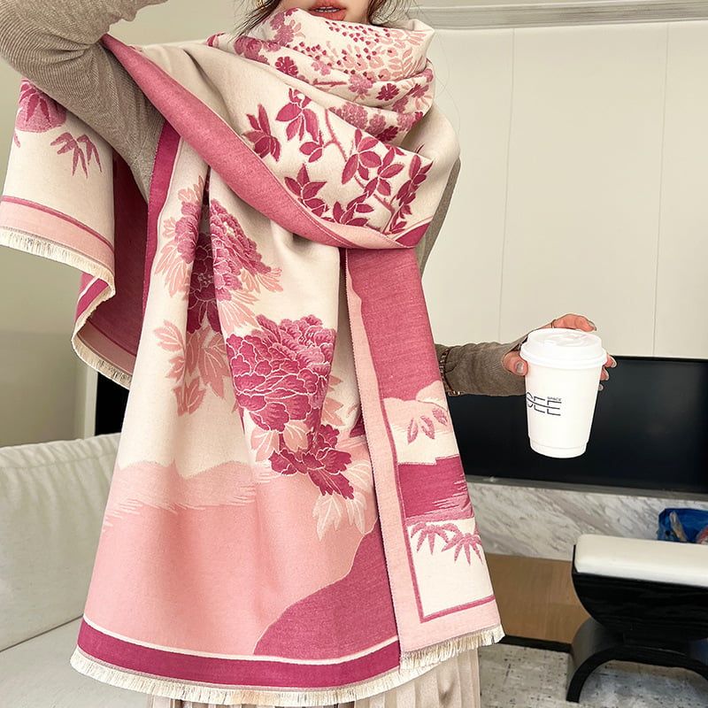  Khăn quàng choàng cổ len Cashmere cho nữ giữ ấm cao cấp phong cách Hàn Quốc đẹp sang trọng AGANA - KC476 