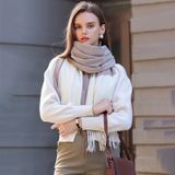  Quà tặng 20/11 cho cô giáo, cô giáo chủ nhiệm, giáo viên nữ, cô giáo mầm non, cô giáo tiểu học, cô giáo trung niên ý nghĩa ngày nhà giáo Việt Nam quà tặng Khăn quàng choàng cổ len Cashmere giữ ấm cao cấp phong cách châu Âu Mỹ sang trọng AGANA - KC443 