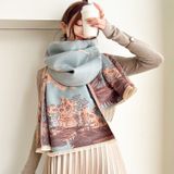  Khăn quàng choàng cổ len Cashmere cho nữ giữ ấm cao cấp phong cách Hàn Quốc đẹp sang trọng AGANA - KC461 