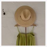  Quà tặng 20/10 cho sếp nữ, vợ, cô giáo, giáo viên nữ, mẹ và bạn gái, người yêu nữ quà tặng Mũ nón cói đi biển rộng vành tròn đẹp cho nữ AGANA - NC493 