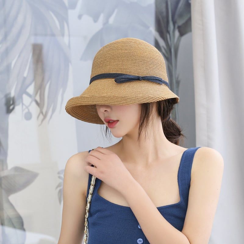  Quà tặng 20/10 cho sếp nữ, vợ, cô giáo, giáo viên nữ, mẹ và bạn gái, người yêu nữ quà tặng Mũ nón cói đi biển rộng vành tròn đẹp cho nữ AGANA - NC500 