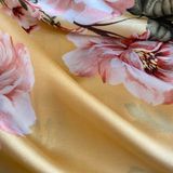  Quà tặng 20/10 cho sếp nữ, vợ, cô giáo, giáo viên nữ, mẹ và bạn gái, người yêu nữ quà tặng Khăn quàngchoàng cổ lụa cao cấp cho nữ văn phòng sở đẹp màu vàng AGANA - KS217 