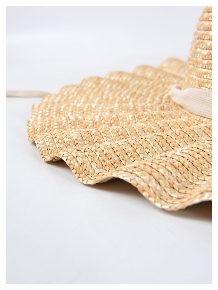  Quà tặng 20/10 cho sếp nữ, vợ, cô giáo, giáo viên nữ, mẹ và bạn gái, người yêu nữ quà tặng Mũ nón cói đi biển rộng vành tròn đẹp cho nữ vành mặt trời vintage sợi tự nhiên cao cấp nơ trắng - NC450 