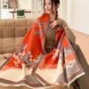Khăn quàng choàng cổ len Cashmere cho nữ giữ ấm cao cấp phong cách Hàn Quốc đẹp sang trọng AGANA - KC477