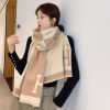 Khăn quàng choàng cổ len Cashmere cho nữ giữ ấm cao cấp phong cách Hàn Quốc đẹp sang trọng AGANA - KC470