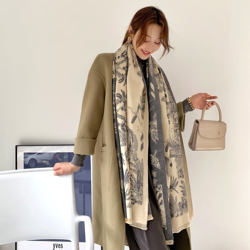  Quà tặng 20/11 cho cô giáo, cô giáo chủ nhiệm, giáo viên nữ, cô giáo mầm non, cô giáo tiểu học, cô giáo trung niên ý nghĩa ngày nhà giáo Việt Nam quà tặng Khăn quàng choàng cổ len Cashmere giữ ấm cao cấp phong cách Hàn Quốc đẹp sang trọng - KC407 