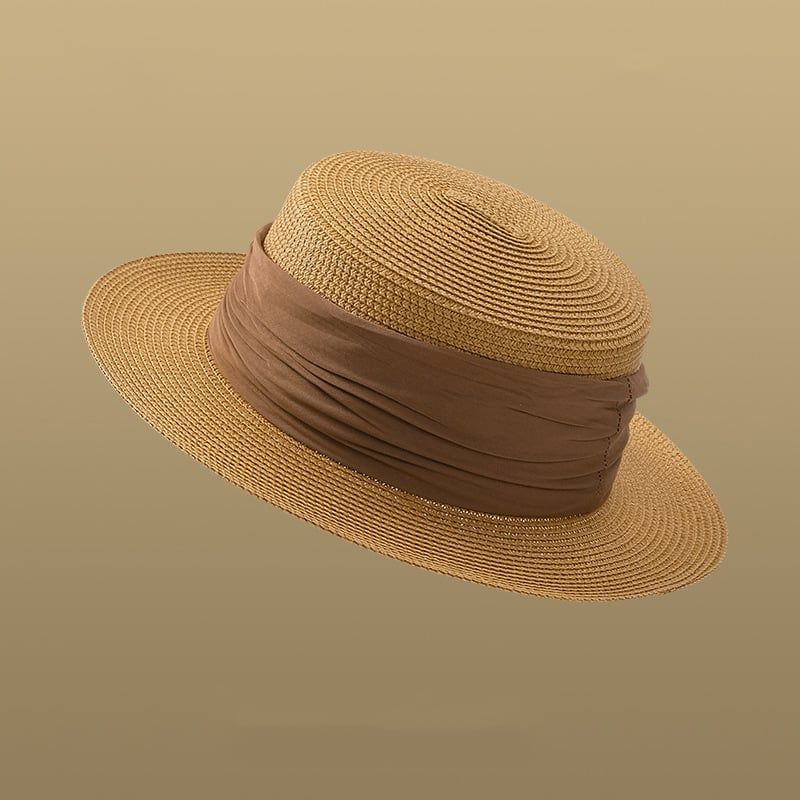  Quà tặng 20/10 cho sếp nữ, vợ, cô giáo, giáo viên nữ, mẹ và bạn gái, người yêu nữ quà tặng Mũ nón cói đi biển rộng vành tròn đẹp cho nữ AGANA - NC504 