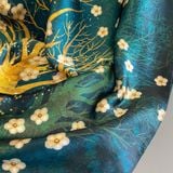  Quà tặng 20/10 cho sếp nữ, vợ, cô giáo, giáo viên nữ, mẹ và bạn gái, người yêu nữ quà tặng Khăn quàngchoàng cổ lụa cao cấp cho nữ văn phòng sở đẹp màu vàng xanh AGANA - KS214 