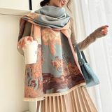  Khăn quàng choàng cổ len Cashmere cho nữ giữ ấm cao cấp phong cách Hàn Quốc đẹp sang trọng AGANA - KC461 