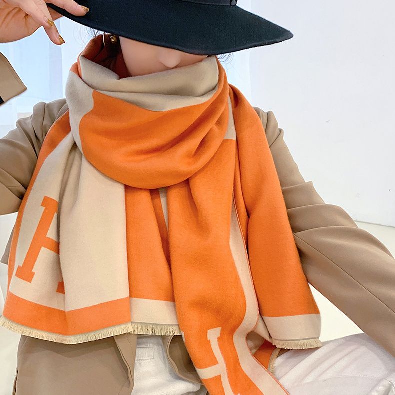  Khăn quàng choàng cổ len Cashmere cho nữ giữ ấm cao cấp phong cách Hàn Quốc đẹp sang trọng AGANA - KC472 