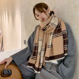  Khăn quàng choàng cổ len Cashmere giữ ấm cao cấp phong cách Hàn Quốc đẹp sang trọng - KC413 