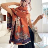  Khăn quàng choàng cổ len Cashmere cho nữ giữ ấm cao cấp phong cách Hàn Quốc đẹp sang trọng AGANA - KC460 