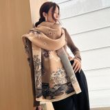  Khăn quàng choàng cổ len Cashmere cho nữ giữ ấm cao cấp phong cách Hàn Quốc đẹp sang trọng AGANA - KC459 