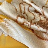  Quà tặng 20/10 cho sếp nữ, vợ, cô giáo, giáo viên nữ, mẹ và bạn gái, người yêu nữ quà tặng Khăn quàngchoàng cổ lụa cao cấp cho nữ văn phòng sở đẹp màu vàng AGANA - KS215 