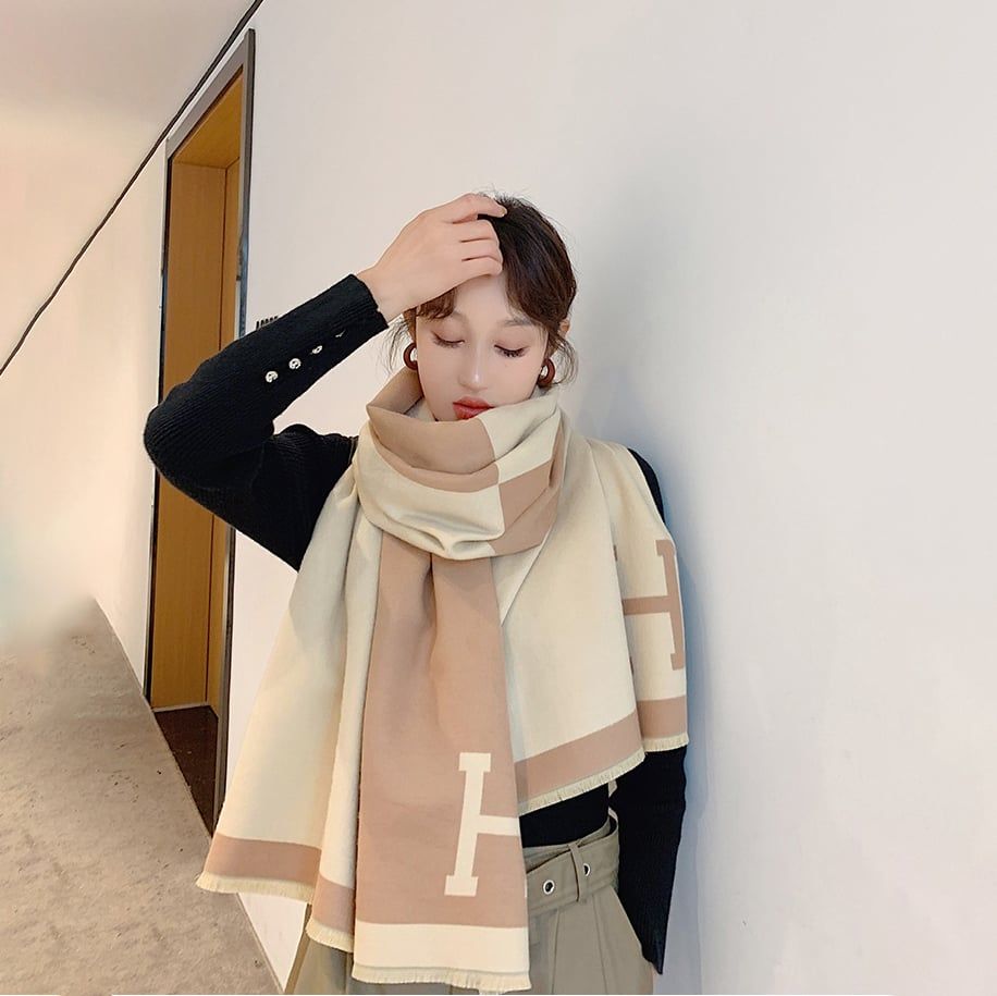  Khăn quàng choàng cổ len Cashmere cho nữ giữ ấm cao cấp phong cách Hàn Quốc đẹp sang trọng AGANA - KC470 