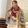  Khăn quàng choàng cổ len Cashmere cho nữ giữ ấm cao cấp phong cách Hàn Quốc đẹp sang trọng AGANA - KC479 