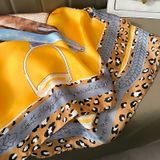  Quà tặng 20/10 cho sếp nữ, vợ, cô giáo, giáo viên nữ, mẹ và bạn gái, người yêu nữ quà tặng Khăn quàngchoàng cổ lụa cao cấp cho nữ văn phòng sở đẹp màu vàng AGANA - KS219 