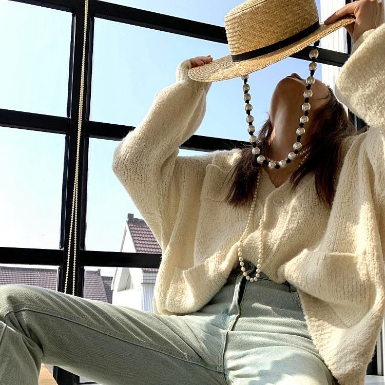  Quà tặng 20/10 cho sếp nữ, vợ, cô giáo, giáo viên nữ, mẹ và bạn gái, người yêu nữ quà tặng Mũ nón cói đi biển rộng vành tròn đẹp cho nữ AGANA - NC494 