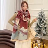  Khăn quàng choàng cổ len Cashmere cho nữ giữ ấm cao cấp phong cách Hàn Quốc đẹp sang trọng AGANA - KC479 