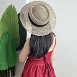  Quà tặng 20/10 cho sếp nữ, vợ, cô giáo, giáo viên nữ, mẹ và bạn gái, người yêu nữ quà tặng Mũ nón cói đi biển rộng vành tròn đẹp cho nữ AGANA - NC509 