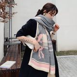  Khăn quàng choàng cổ len Cashmere cho nữ giữ ấm cao cấp phong cách Hàn Quốc đẹp sang trọng AGANA - KC467 