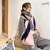  Khăn quàng choàng cổ len Cashmere cho nữ giữ ấm cao cấp phong cách Hàn Quốc đẹp sang trọng AGANA - KC474 