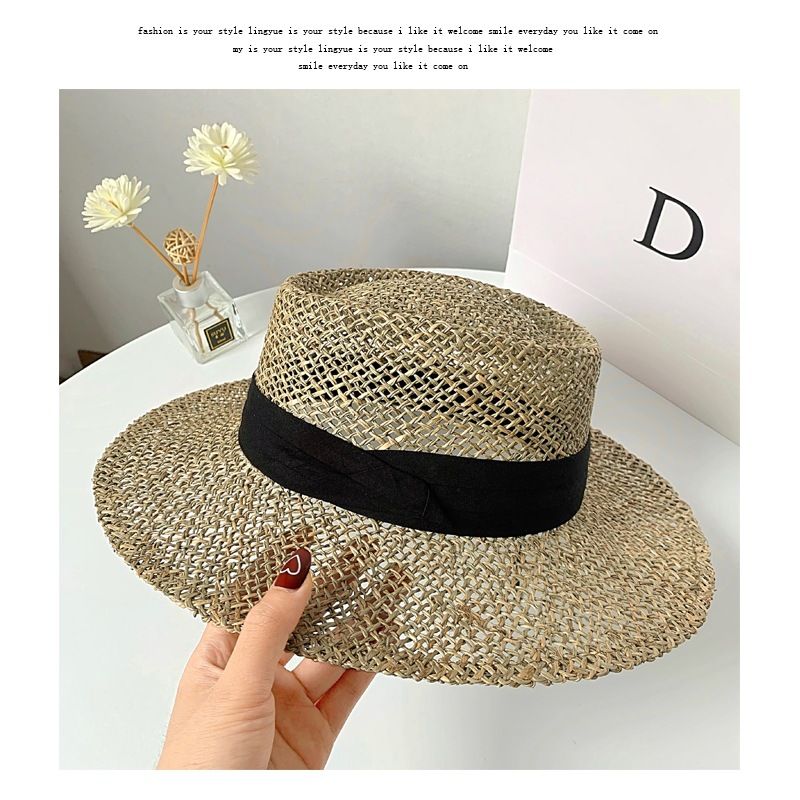  Quà tặng 20/10 cho sếp nữ, vợ, cô giáo, giáo viên nữ, mẹ và bạn gái, người yêu nữ quà tặng Mũ nón cói đi biển rộng vành tròn đẹp cho nữ AGANA - NC509 