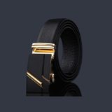  Quà tặng 20/11 cho đối tác nam, sếp nam, đồng nghiệp nam, người yêu nam ,bạn bè, anh trai hoặc người thân quà tặng Thắt lưng nam da bò thật khóa tự động hợp kim chống rỉ AGANA dây nịt nam cao cấp khóa lỗ kim da bò bền bỉ thời trang - Màu Đen - DNN017 