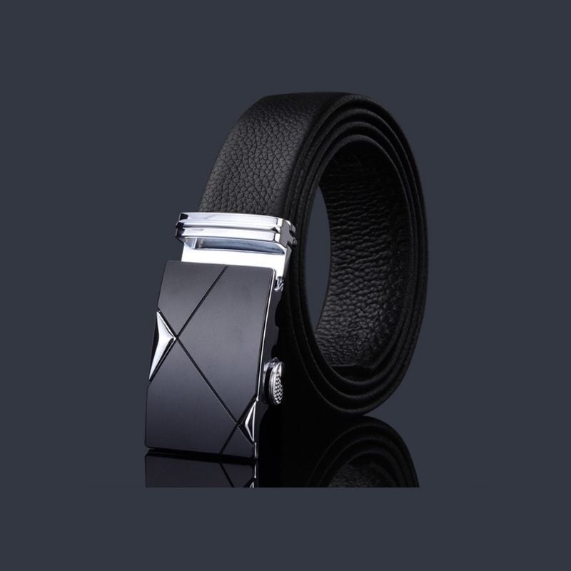  Quà tặng 20/11 cho đối tác nam, sếp nam, đồng nghiệp nam, người yêu nam ,bạn bè, anh trai hoặc người thân quà tặng Thắt lưng nam da bò thật khóa tự động hợp kim chống rỉ AGANA dây nịt nam cao cấp khóa lỗ kim da bò bền bỉ thời trang - Màu Đen - DNN014 