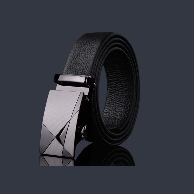  Quà tặng 20/11 cho đối tác nam, sếp nam, đồng nghiệp nam, người yêu nam ,bạn bè, anh trai hoặc người thân quà tặng Thắt lưng nam da bò thật khóa tự động hợp kim chống rỉ AGANA dây nịt nam cao cấp khóa lỗ kim da bò bền bỉ thời trang - Màu Đen - DNN020 