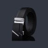 Quà tặng 20/11 cho đối tác nam, sếp nam, đồng nghiệp nam, người yêu nam ,bạn bè, anh trai hoặc người thân quà tặng Thắt lưng nam da bò thật khóa tự động hợp kim chống rỉ AGANA dây nịt nam cao cấp khóa lỗ kim da bò bền bỉ thời trang - Màu Đen - DNN016