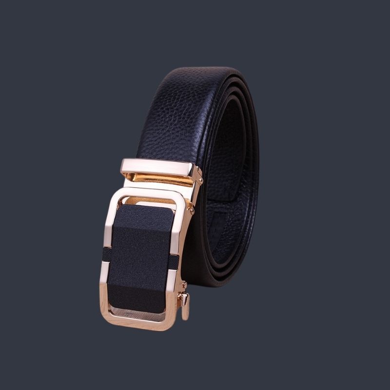  Quà tặng 20/11 cho đối tác nam, sếp nam, đồng nghiệp nam, người yêu nam ,bạn bè, anh trai hoặc người thân quà tặng Thắt lưng nam da bò thật khóa tự động hợp kim chống rỉ AGANA dây nịt nam cao cấp khóa lỗ kim da bò bền bỉ thời trang - Màu Đen - DNN009 