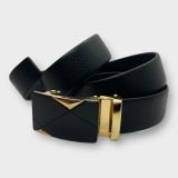  Quà tặng 20/11 cho đối tác nam, sếp nam, đồng nghiệp nam, người yêu nam ,bạn bè, anh trai hoặc người thân quà tặng Thắt lưng nam da bò thật khóa tự động hợp kim chống rỉ AGANA dây nịt nam cao cấp khóa lỗ kim da bò bền bỉ thời trang - Màu Đen - DNN015 