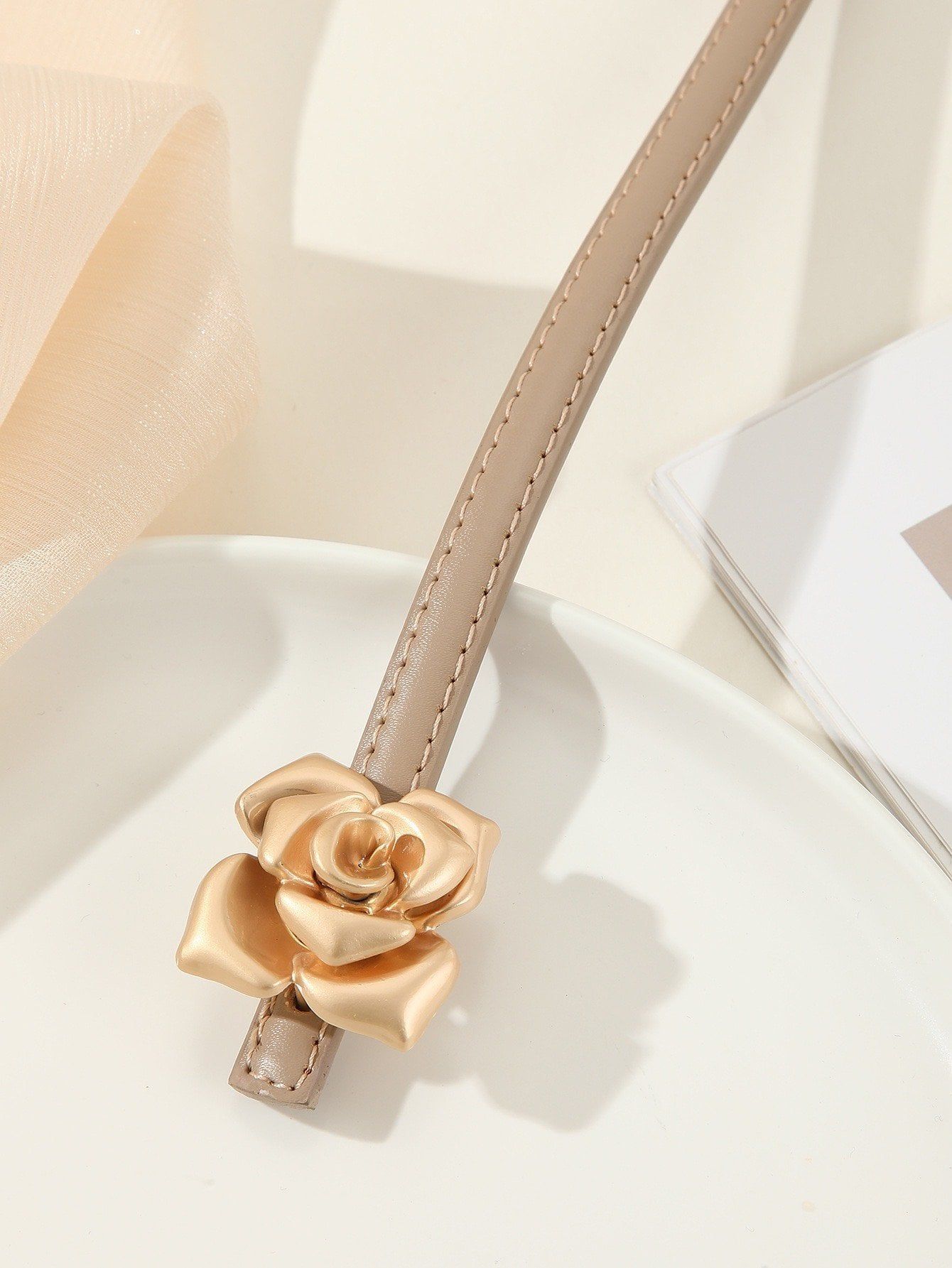  Thắt lưng nữ da bò thật AGANA dây nịt da thật đai váy da thật Hàn Quốc cao cấp phong cách hiện đại - DNT004 