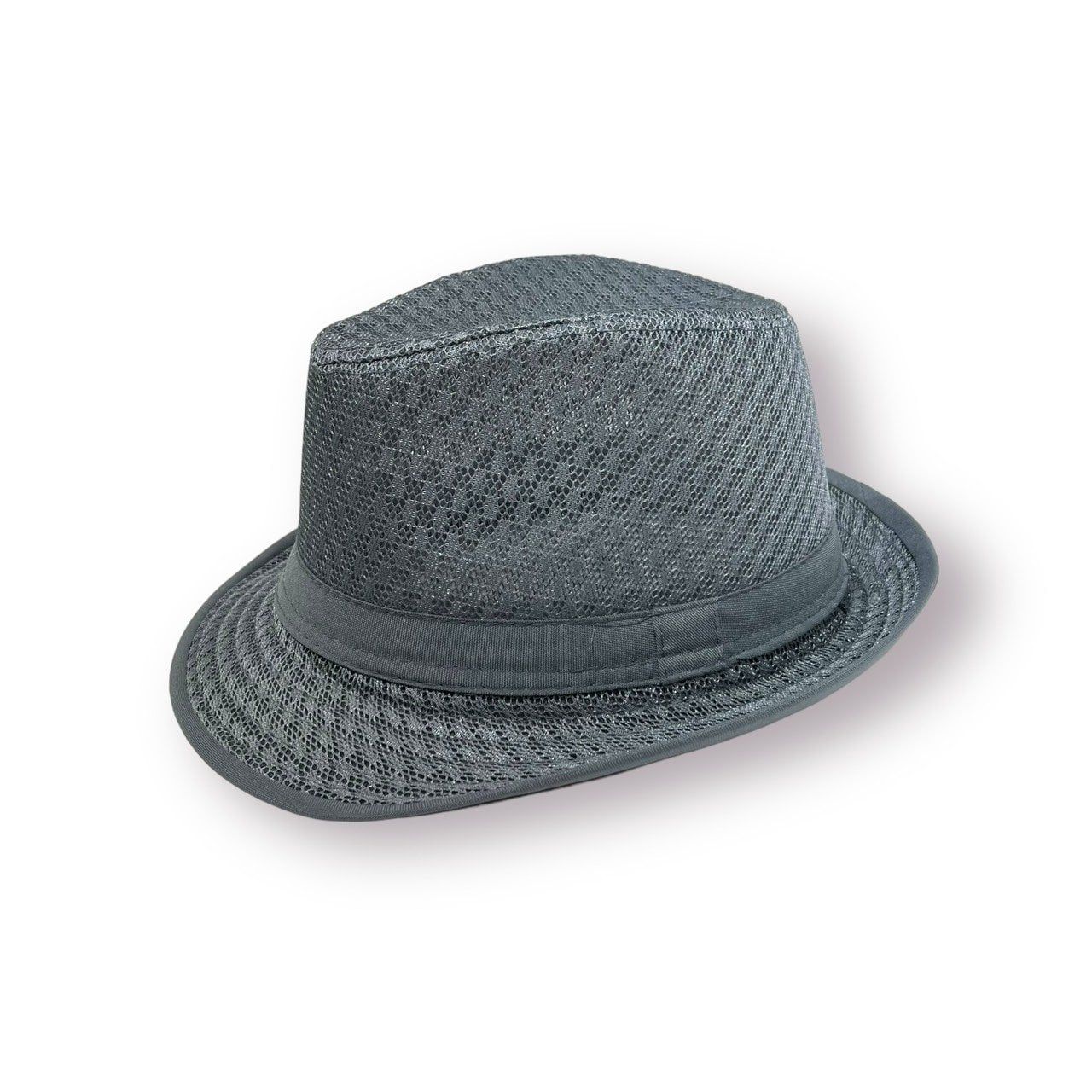  Mũ nón phớt Fedora nam vành nhỏ cao cấp AGANA nón cao bồi phong cách cổ điển pha lẫn hiện đại - Màu Xám - MFDN005 