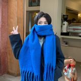  Khăn quàng choàng cổ len Cashmere cao cấp AGANA giữ ấm màu trơn pastel phong cách Hàn Quốc đẹp sang trọng KCL004 