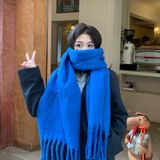  Khăn quàng choàng cổ len Cashmere cao cấp AGANA giữ ấm màu trơn pastel phong cách Hàn Quốc đẹp sang trọng KCL004 