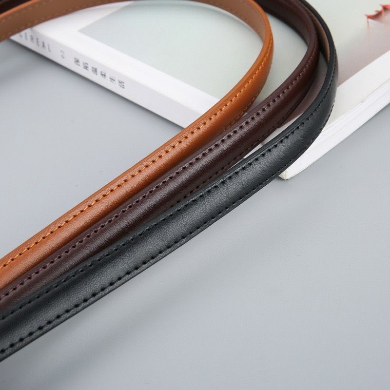  Thắt lưng nữ da bò thật AGANA dây nịt da thật đai váy da thật Hàn Quốc cao cấp phong cách hiện đại - DNT007 