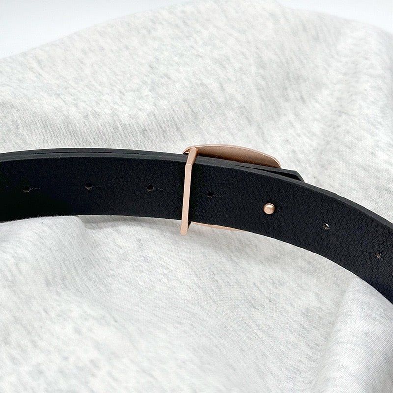  Thắt lưng nữ da bò thật AGANA dây nịt da thật đai váy da thật Hàn Quốc cao cấp phong cách hiện đại - DNT005 