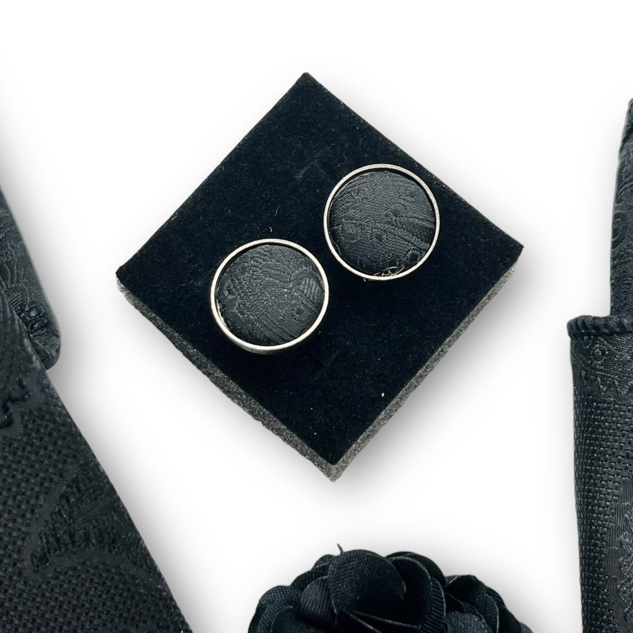  Set cà vạt nam 4 món cao cấp làm quà tặng, caravat đẹp sang trọng - SCR019 